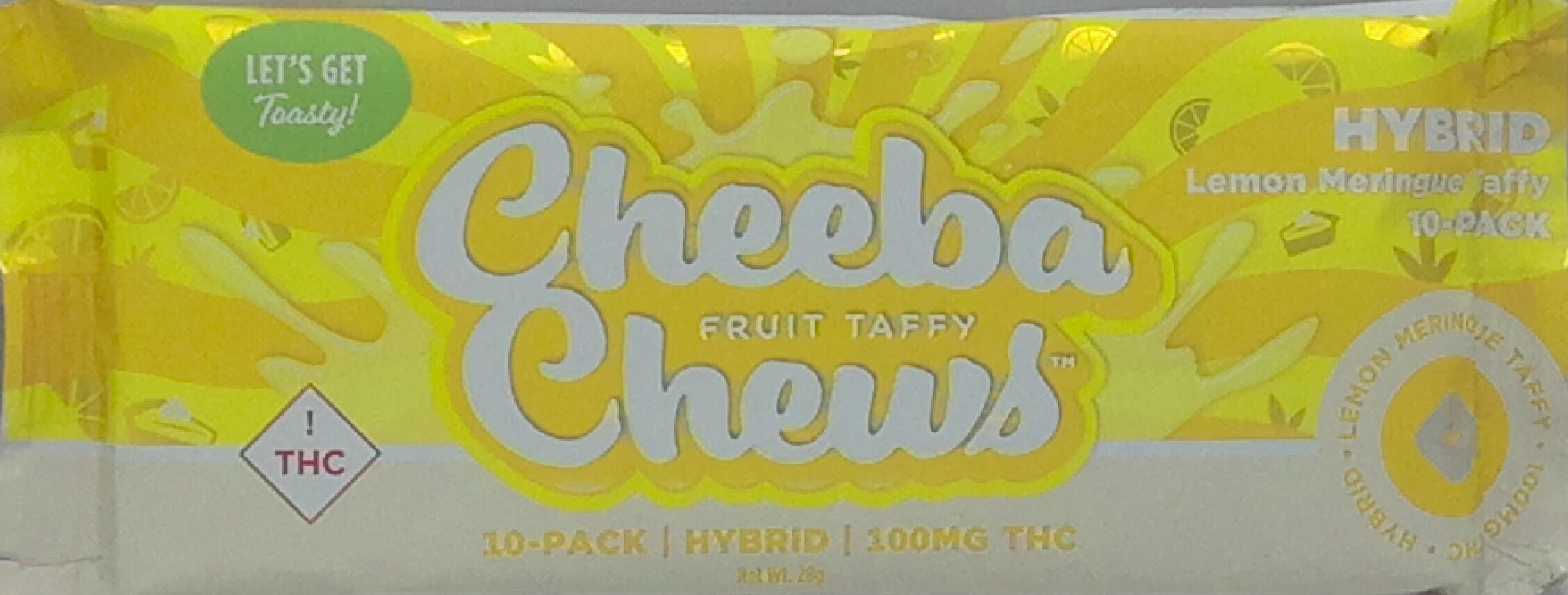 Photograph of product: Hybrid Lemon Meringue Fruit Chews | 100mg
