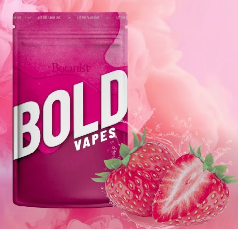 Photograph of product: BTN | The Botanist | BOLD Strawberry | Vape
