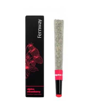 Photograph of product: Fernway: Alpine Strawberry | Terpene Enhanced Pre-Roll