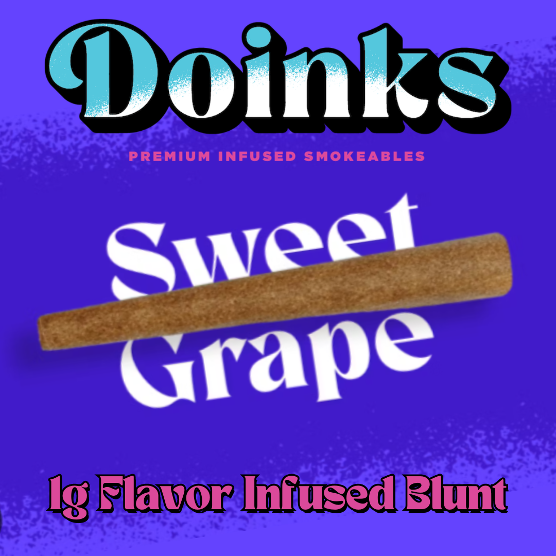 Photograph of product: Doinks Sweet Grape Infused Blunt, 1g