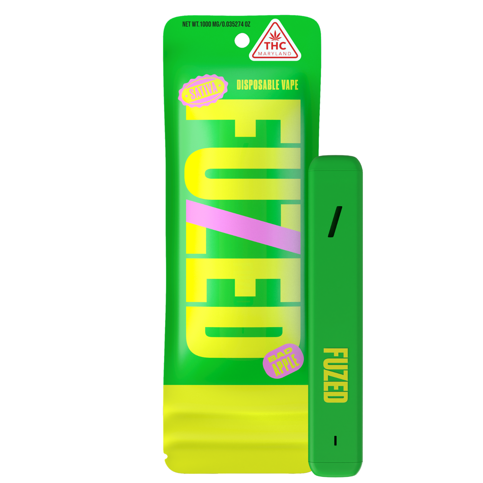 Photograph of product: FUZED: Bad Apple Vape | 1g