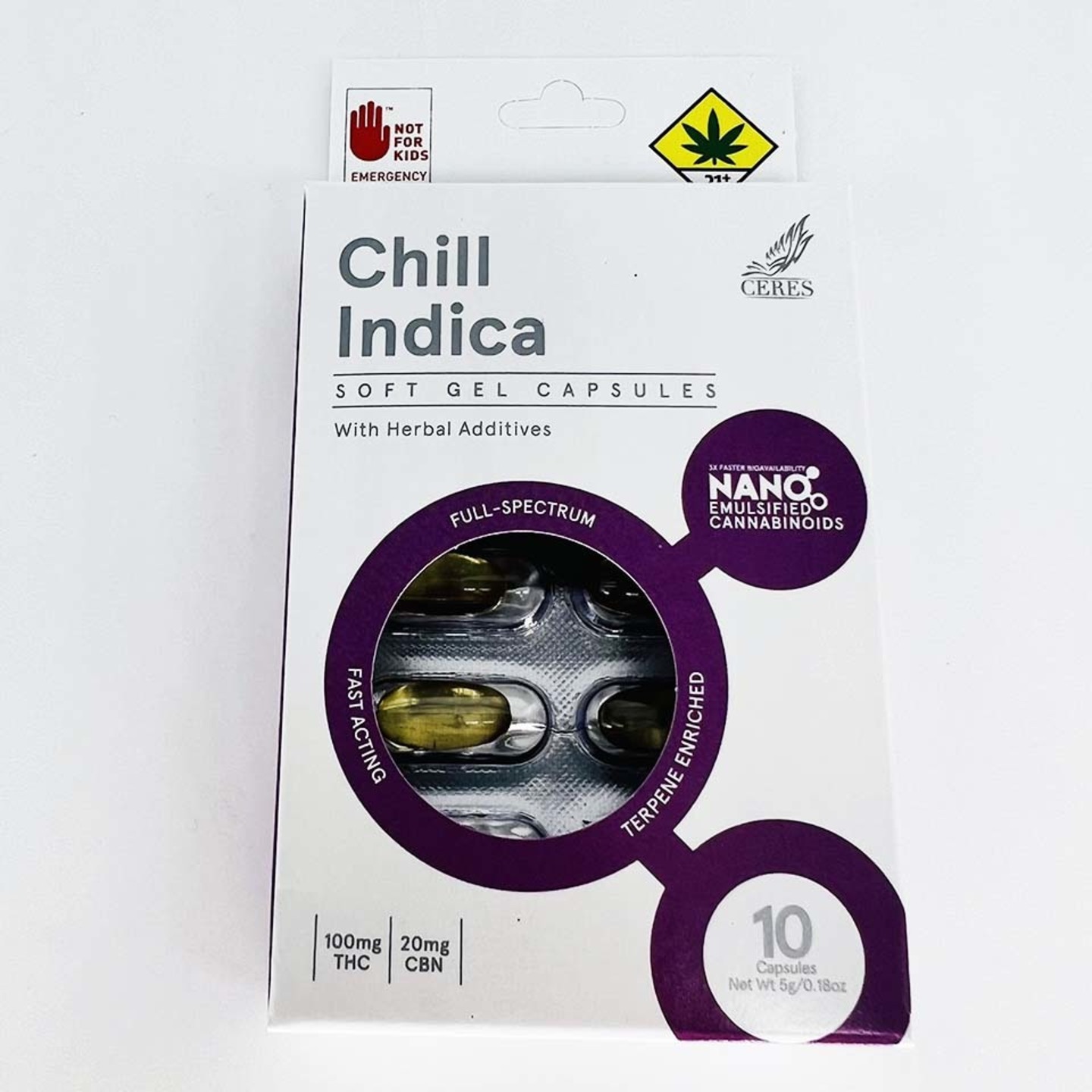 Photograph of product: Ceres Capsules Chill Oui'd 10pk