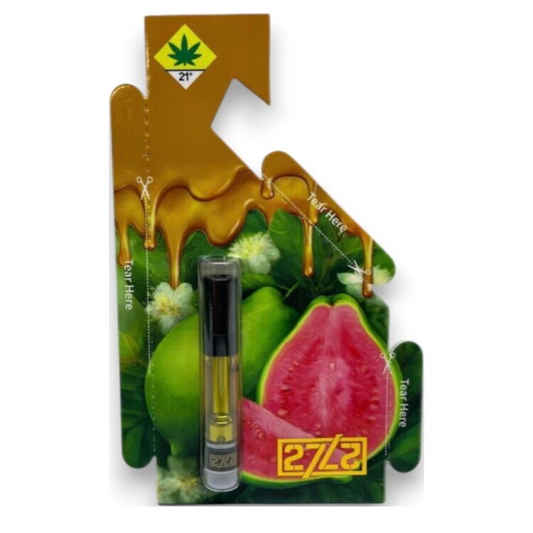 Photograph of product: 27/27 Vape Cart 1g - Guava