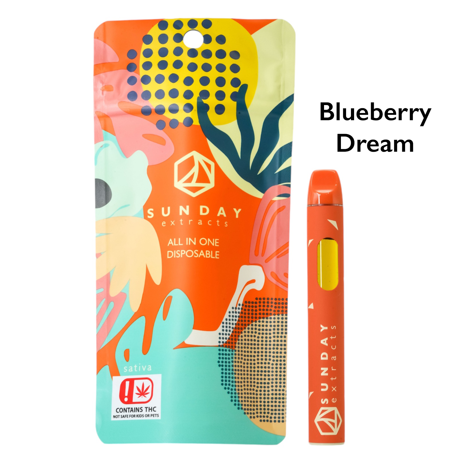 Photograph of product: Blueberry Dream - Sunday Disposable