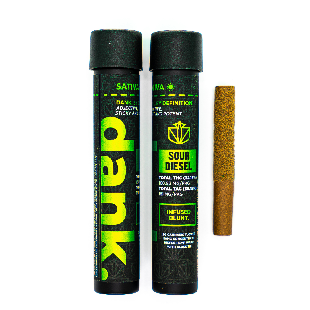 Photograph of product: Dank Lemon Cherry Gelato Infused Pre-Roll Joint (H)