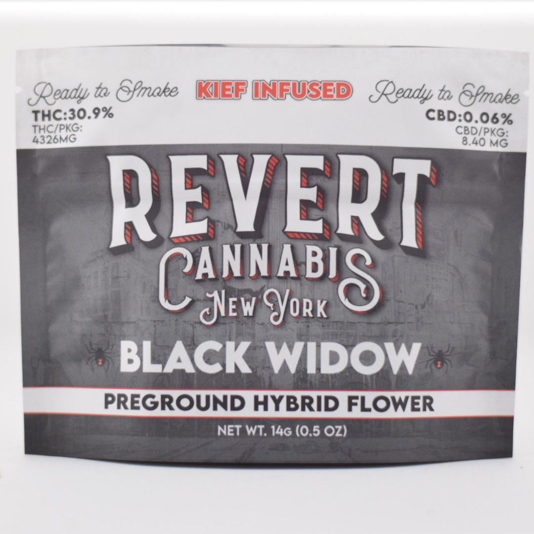 Photograph of product: Black Widow | Ground Flower - 14g