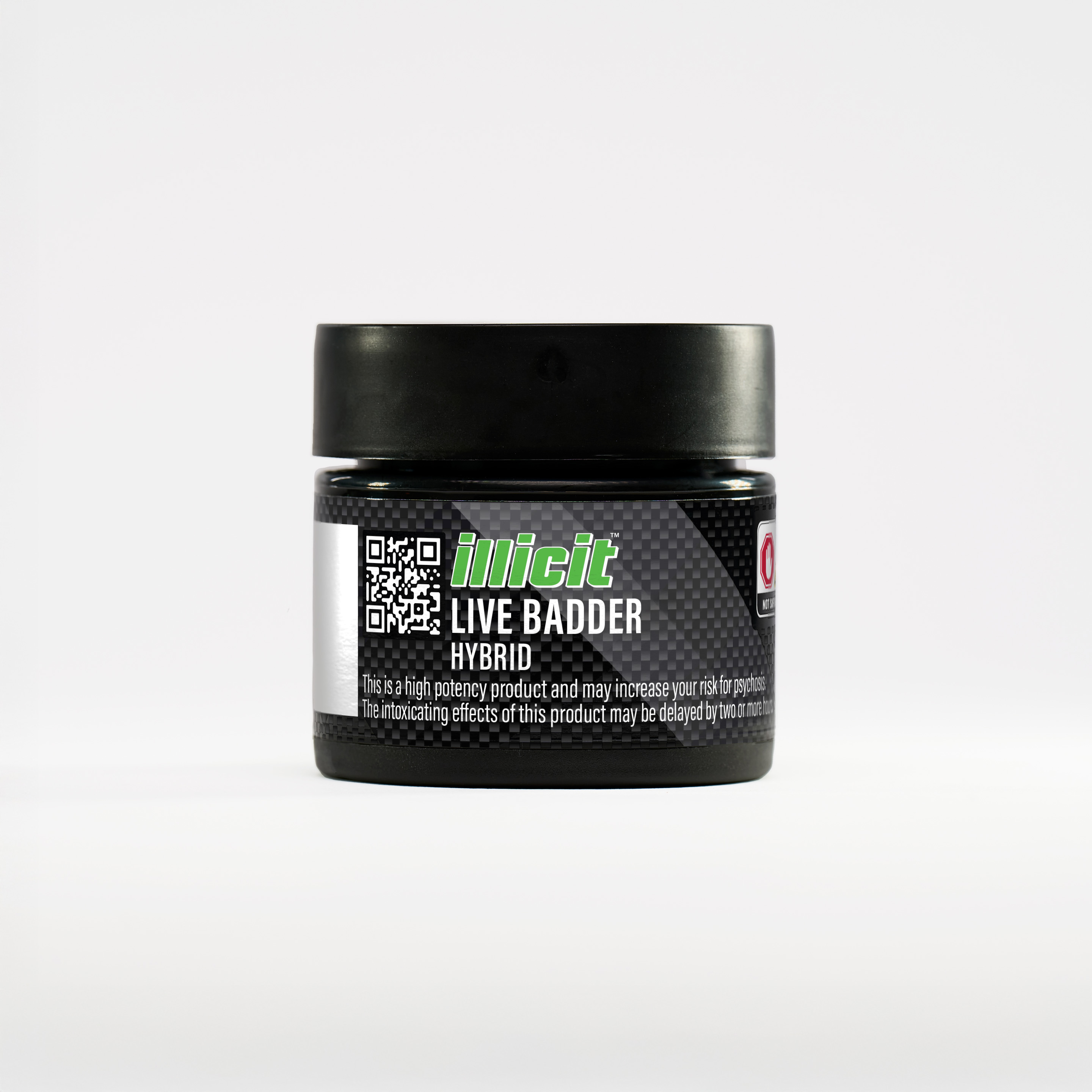Photograph of product: Illicit | Irish Cannonball (H) Live Badder | 1g