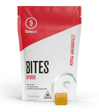 Photograph of product: Gummies - Strawberry Peach Hybrid - 20 Pcs - 100mg