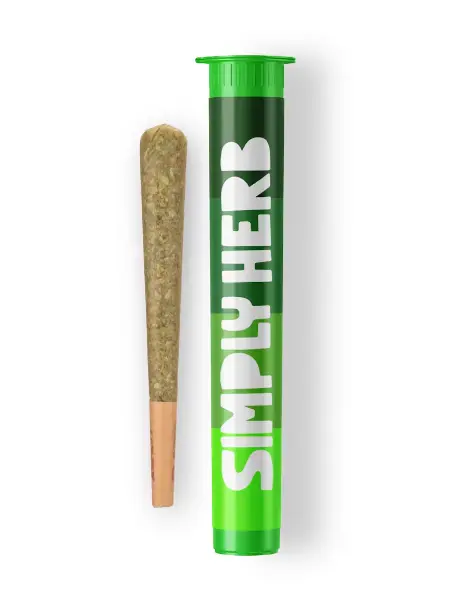 Photograph of product: Simply Herb | 1g Preroll | NY Sour