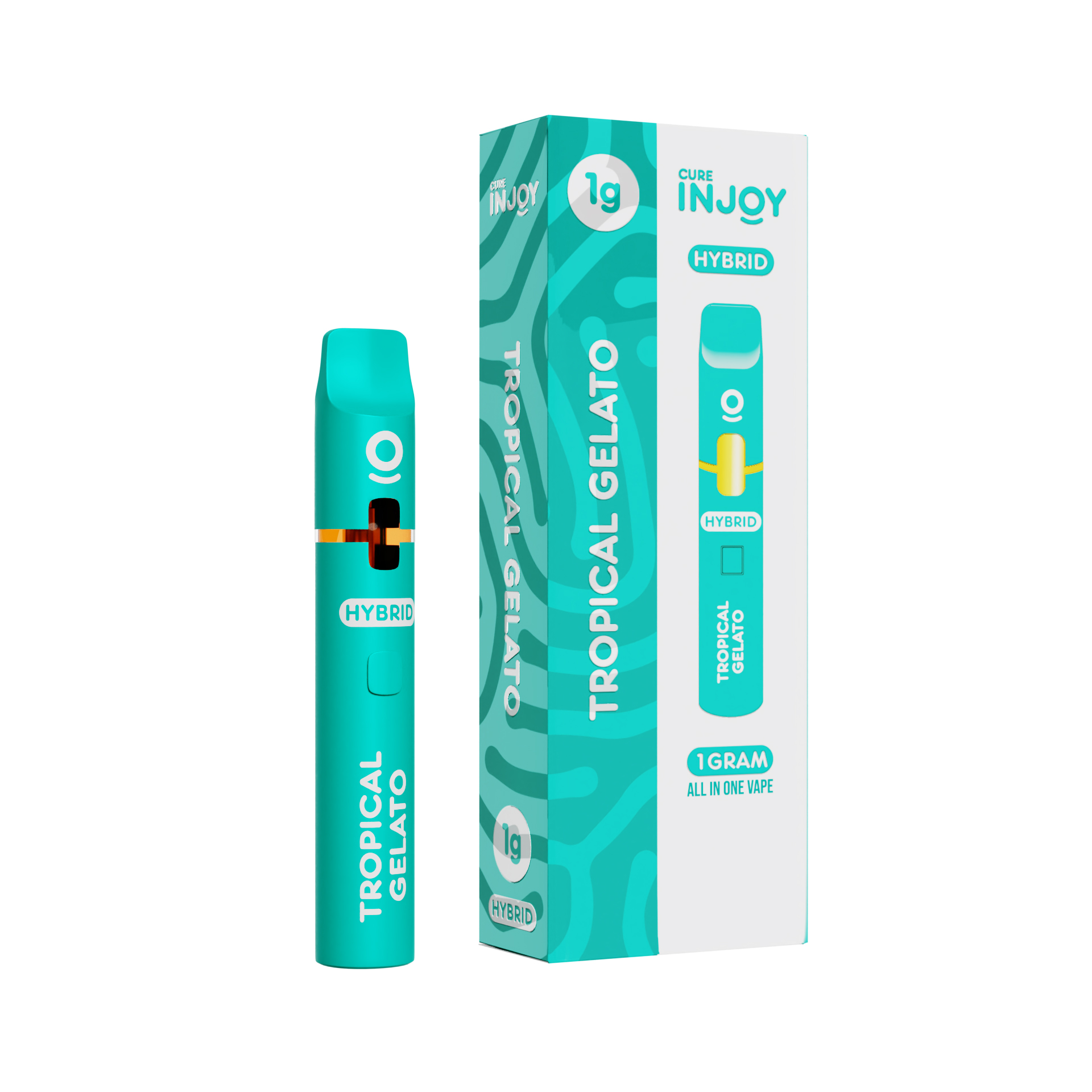 Photograph of product: Cure Injoy - Tropical Gelato (Hybrid) All-In-One Vape