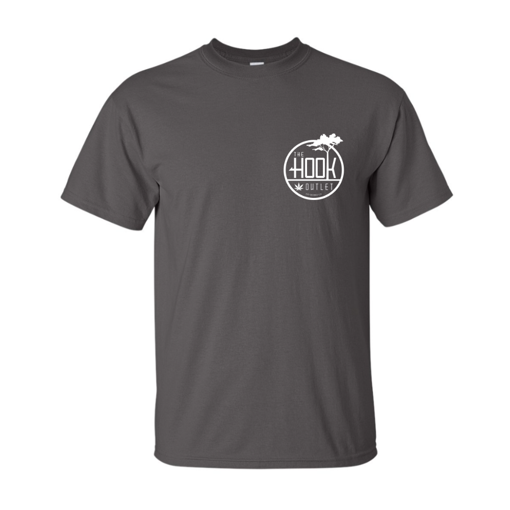 Photograph of product: Hook Tee - Charcoal - S