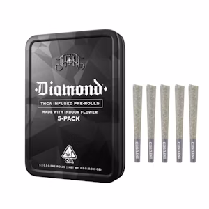 Photograph of product: Heavy Hitters x CAM - Devil Driver 5pk - Diamond Infused Prerolll