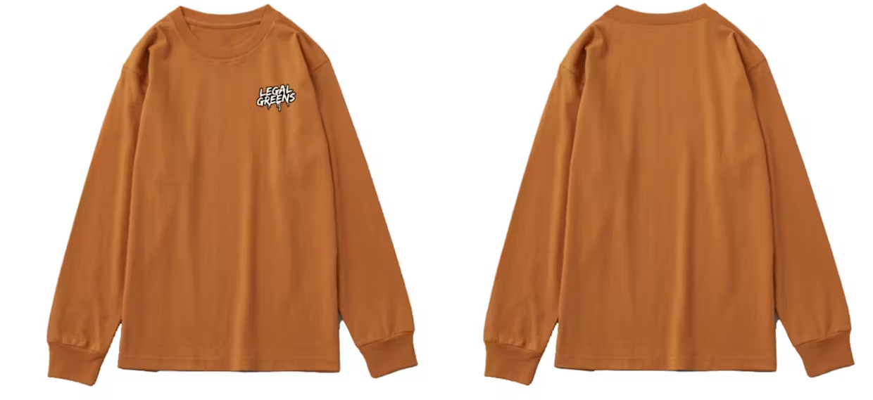Photograph of product: LG Embroidered Long Sleeve - Brown XS