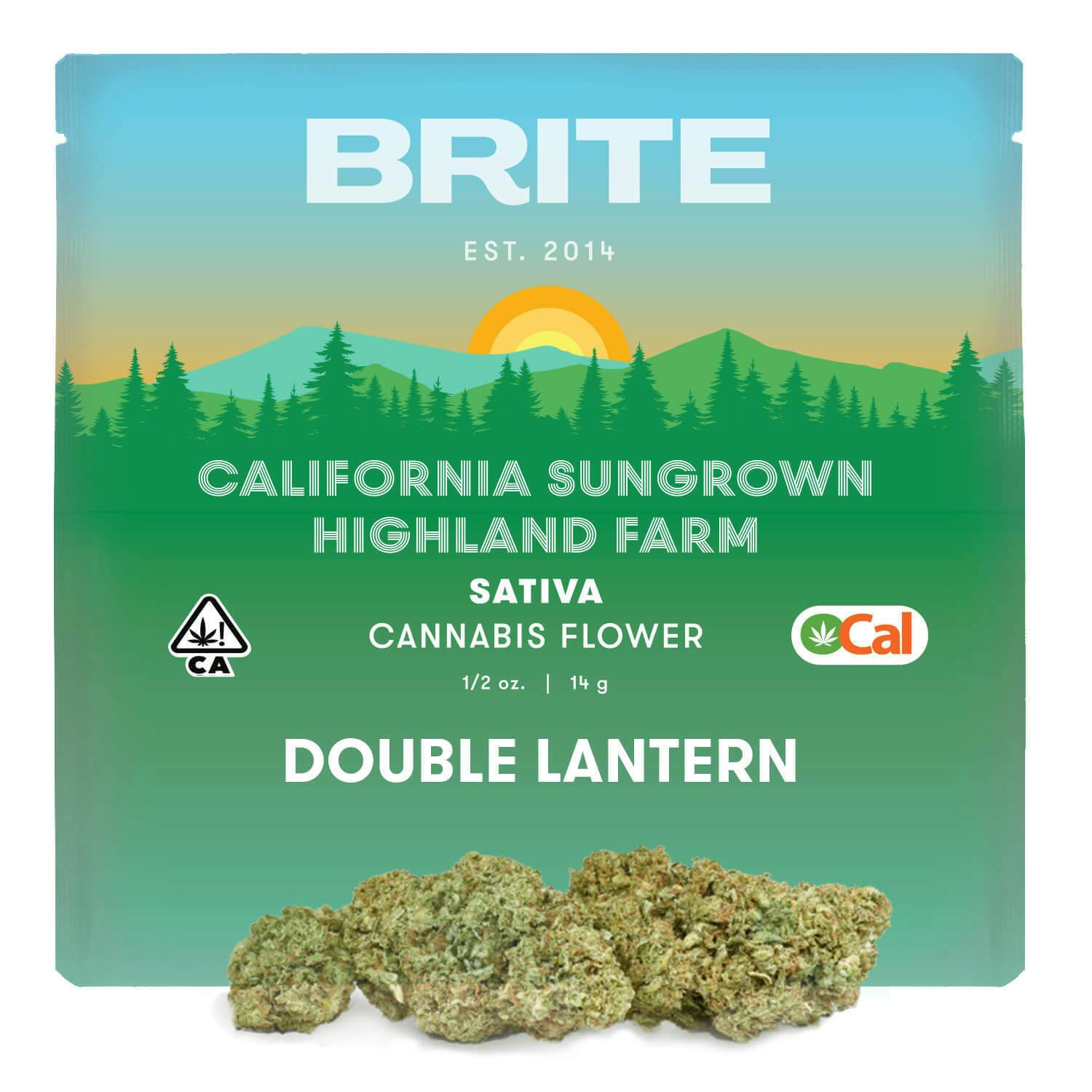 Photograph of product: Brite Labs - Double Lantern (Oui'd) Flower 14g