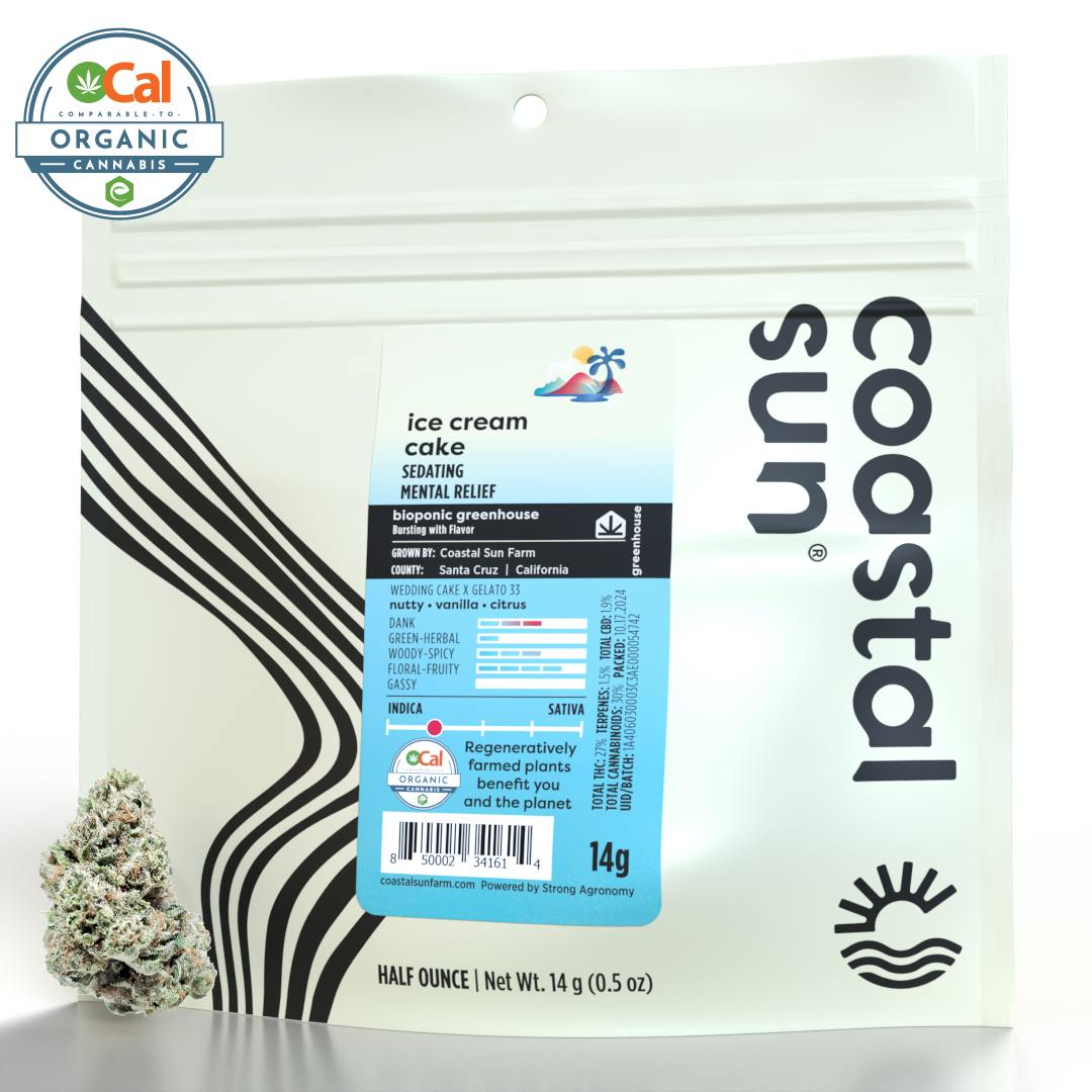 Photograph of product: Coastal Sun | Flower 14g | I/H | Ice Cream Cake