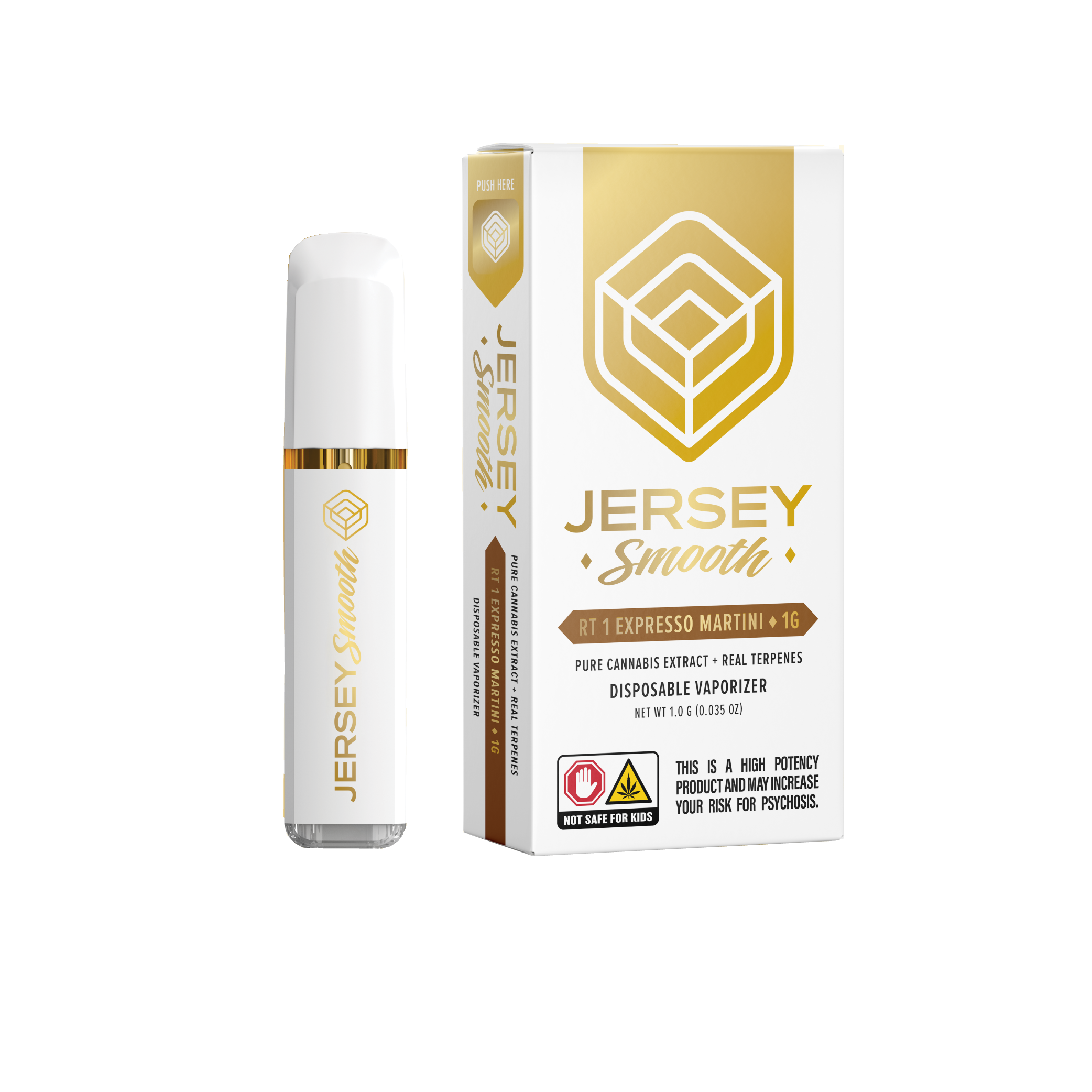 Photograph of product: Jersey Smooth | Route 1 Expresso Martini | 1g Disposable