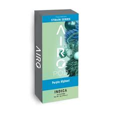 Photograph of product: Airo | Distillate Vape | Purple Afghani 1g