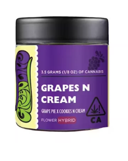 Photograph of product: GREENLINE GRAPES N CREAM 3.5G  FLOWER
