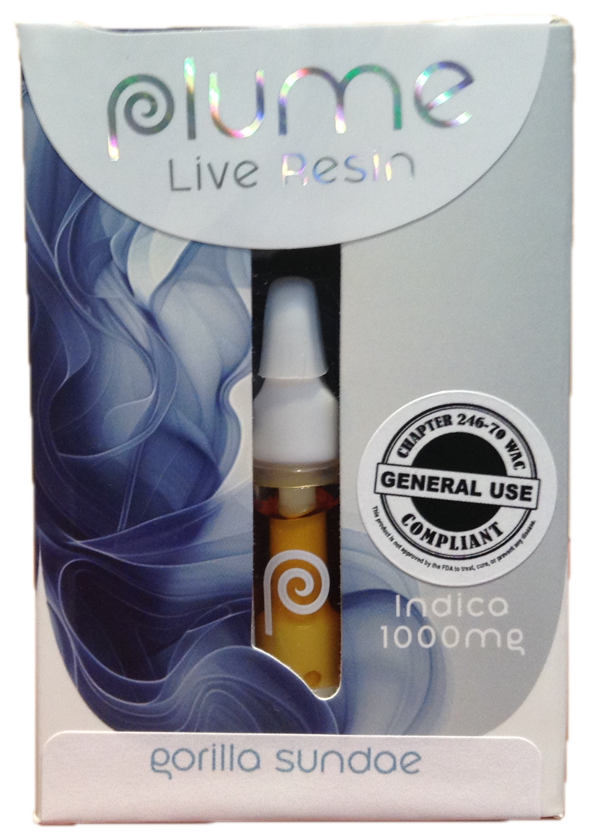 Photograph of product: Gorilla Sundae Live Resin Cartridge