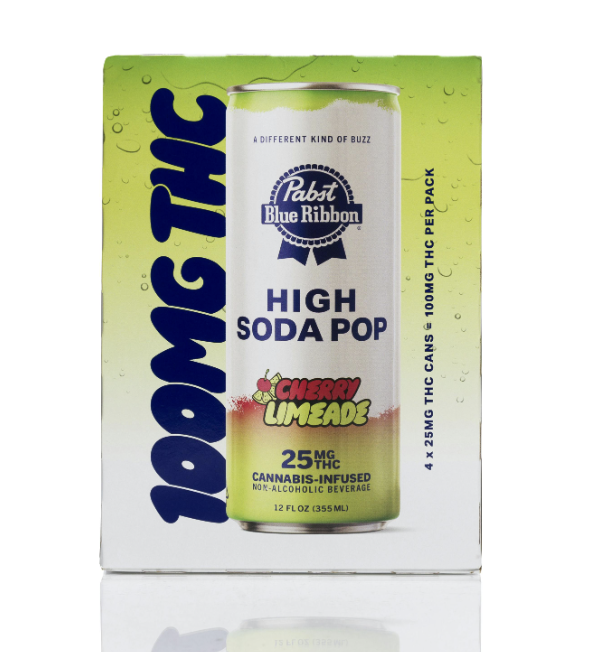 Photograph of product: PBR - HIGH SODA - CHERRY LIMEADE 25MG 4PK