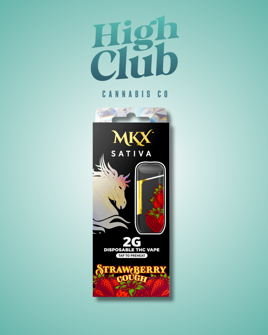 Photograph of product: MKX - Strawberry Cough - Disposable