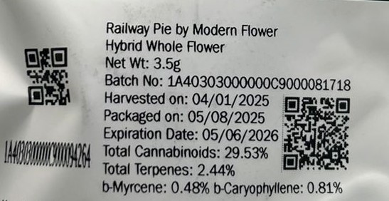 Photograph of Product: Modern Railway Pie 3.5g