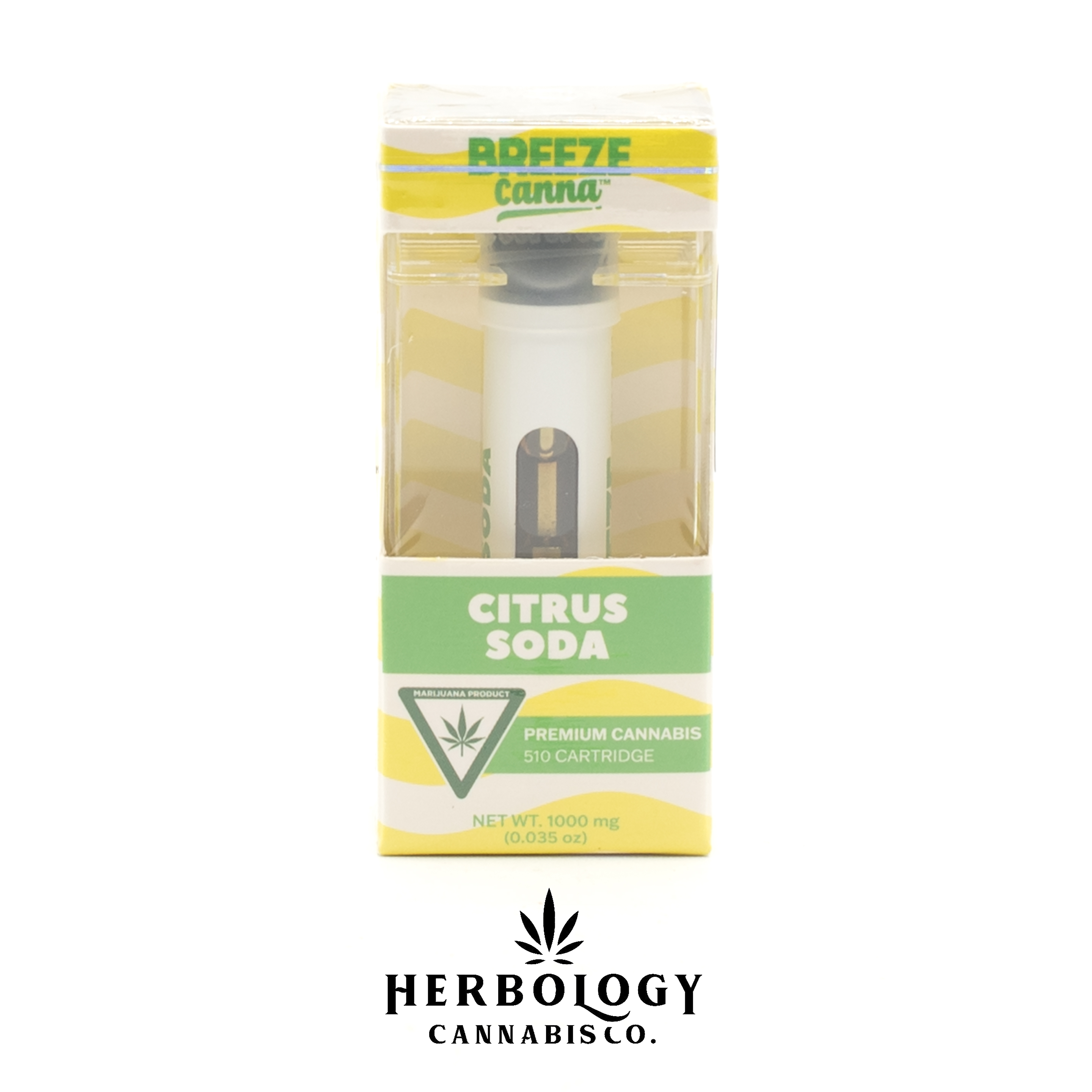 Photograph of product: Breeze Canna | 510 Cart | Citrus Soda | 1g