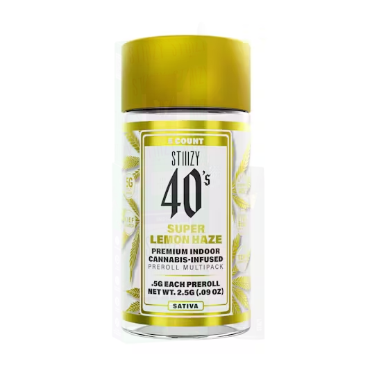 Photograph of product: 40's Super Lemon Haze Infused Preroll Multi Pack (S) 2.5g