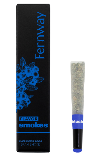 Photograph of product: Fernway | Pre-Roll | Flavor Smokes | Blueberry Cake | 1g-Oui'd
