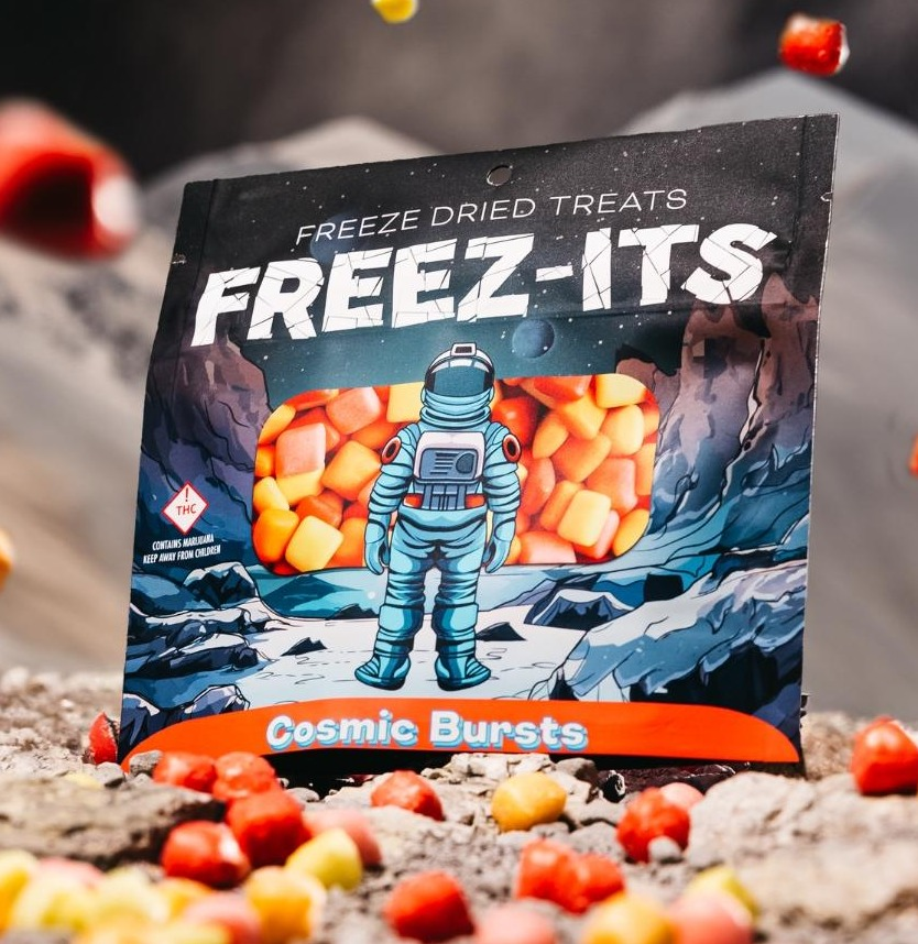 Photograph of product: FREEZE-ITS Cosmic Bursts