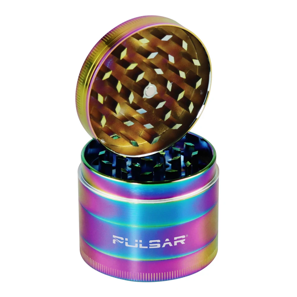 Photograph of product: Pulsar Design Series Metal Grinder | Assorted | 4pc | 2.5"
