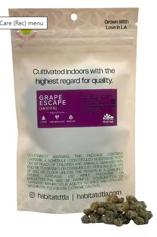 Photograph of product: 14g Grape Escape Bits - Habitat