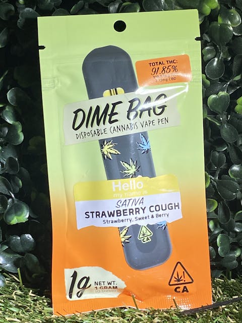 Photograph of product: STRAWBERRY COUGH 1G - DISP - 