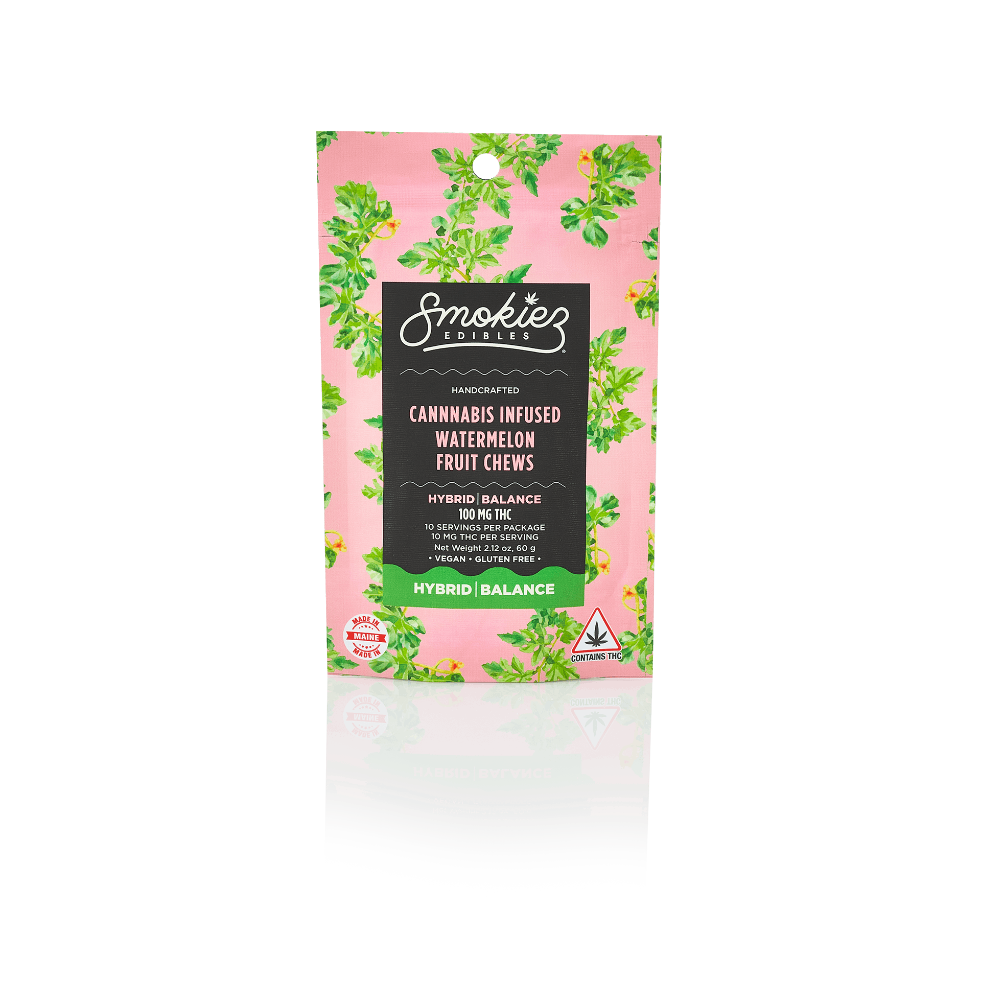 Photograph of product: Smokiez | Watermelon | h | Fruit Chews - 100mg