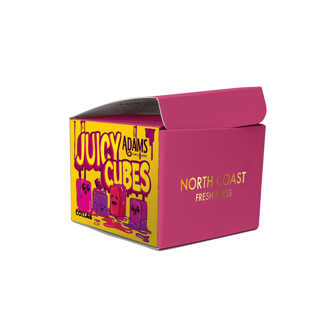 Photograph of product: Juicy Cubes Fresh Press Rosin