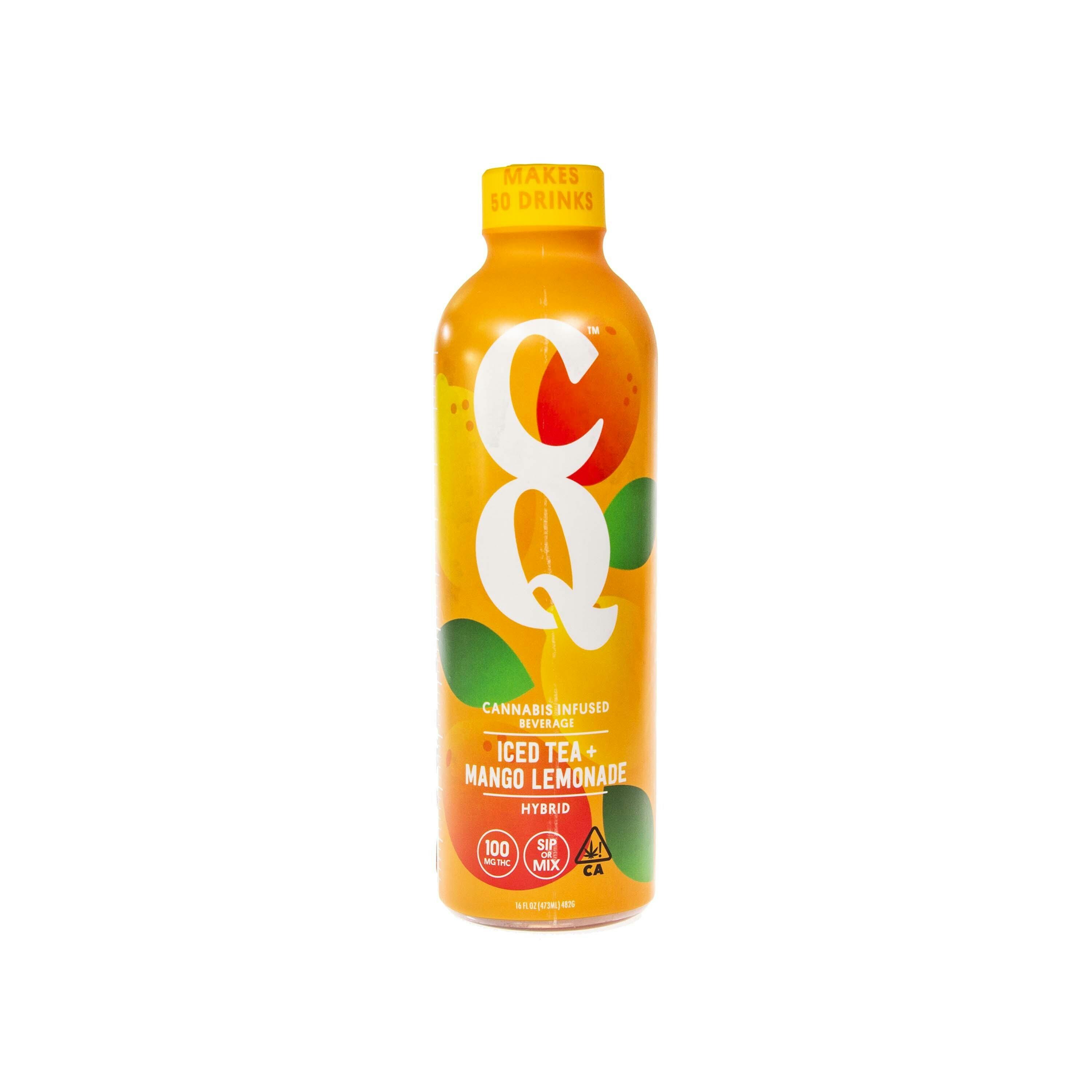 Photograph of product: CQ | Iced Tea + Mango Lemonade (100mg TH-oui)
