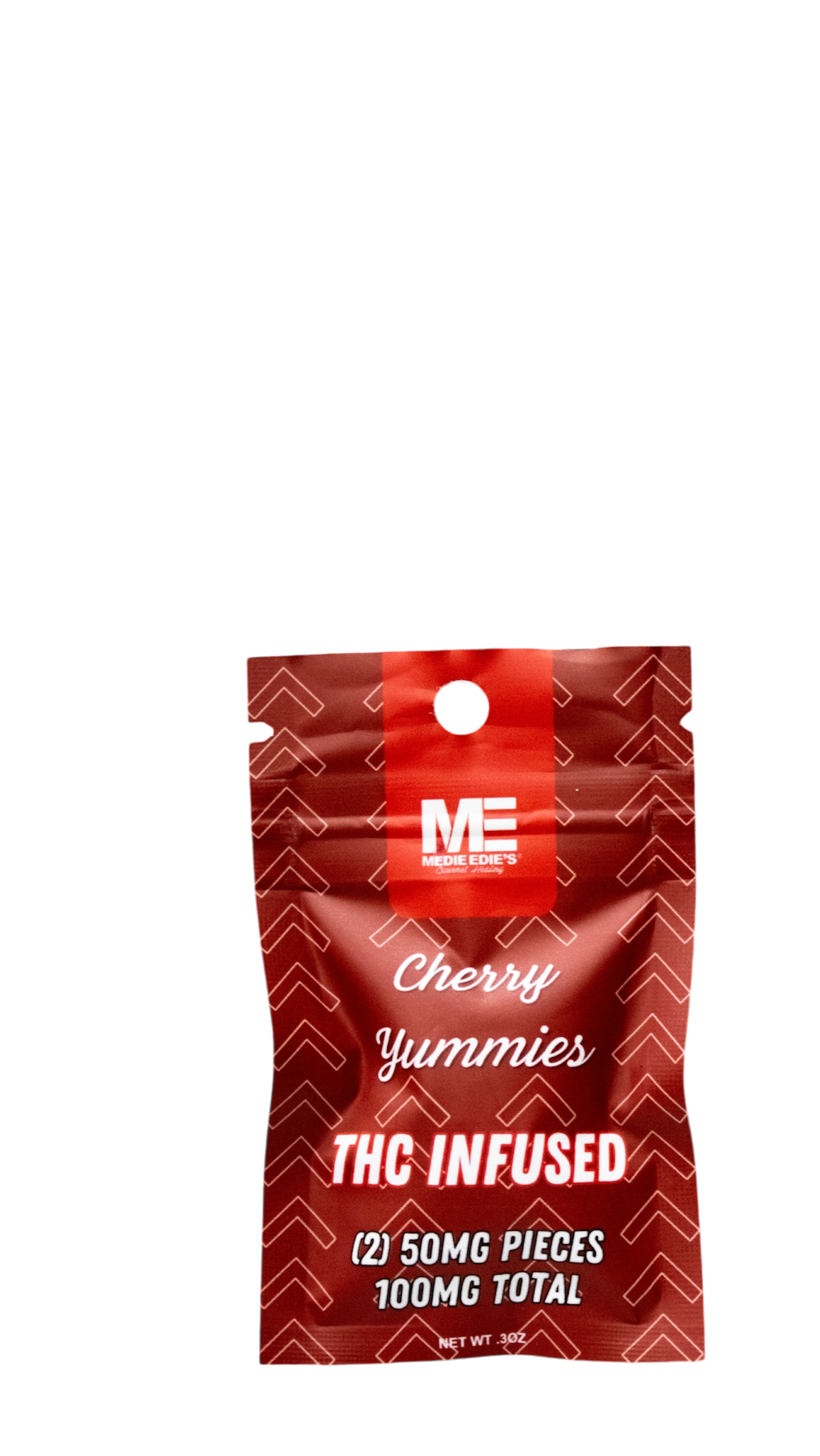 Photograph of product: Medie Edie's 100mg (2x50mg) Yummies - Cherry