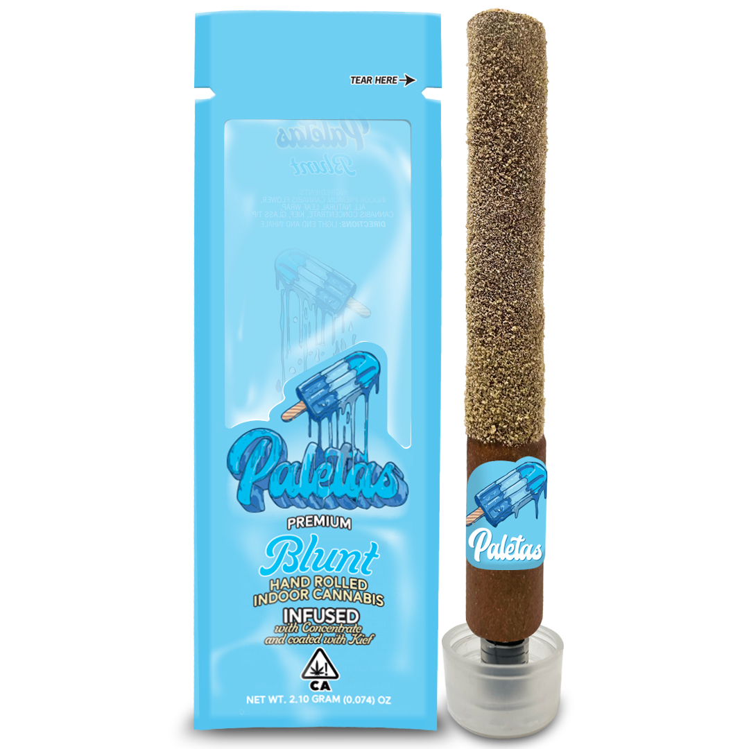 Photograph of product: Paletas Frosted Blue Cookies Hybrid Infused Blunt 2.1g