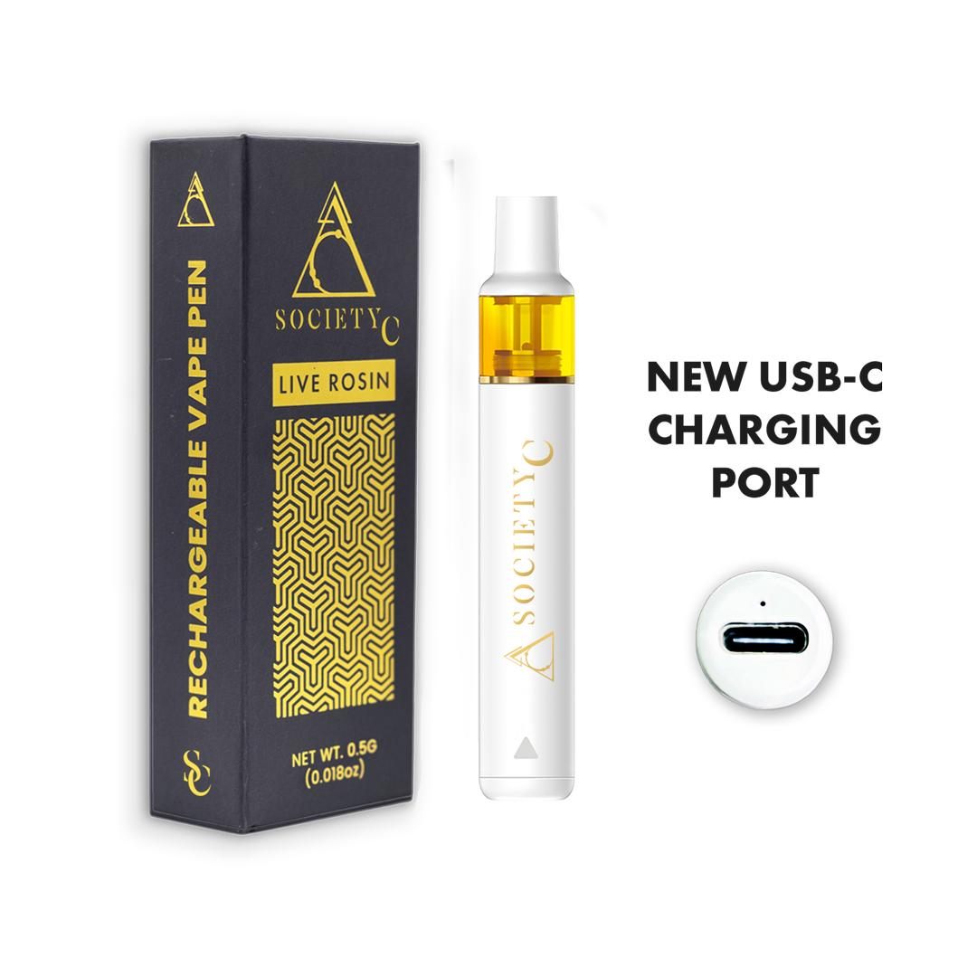 Photograph of product: Society C Fruit Basket All-In-One Live Rosin Vape | 0.5g