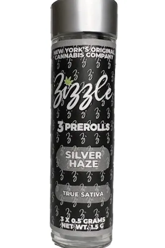 Photograph of product: 3-Pack Pre-Rolls - Silver Haze