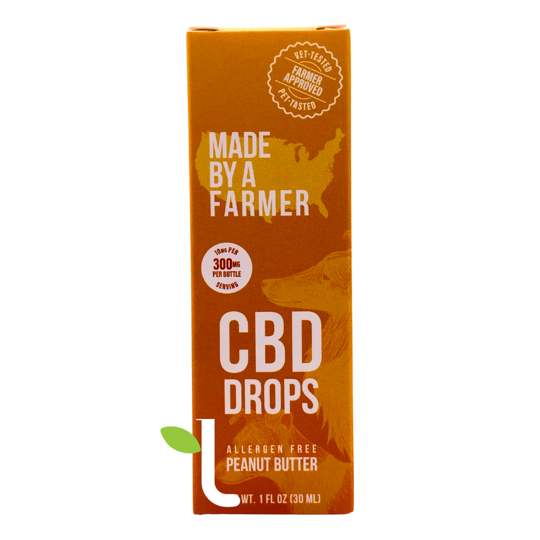 Photograph of product: CBD Drops | Peanut Butter Flavored Dog Treat