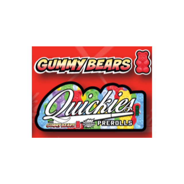 Photograph of product: GUMMY BEAR 1G DIAMOND INFUSED PREROLL