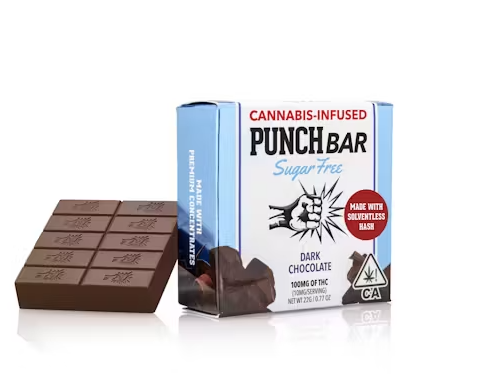 Photograph of product: Dark Chocolate (100mg) Sugar Free Solventless Punchbar [H]