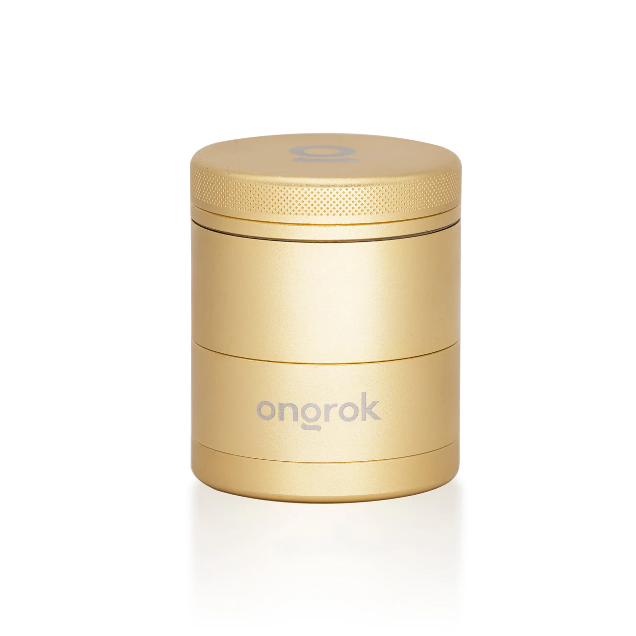 Photograph of product: Pyramid Teeth 5 Piece Grinder | Gold