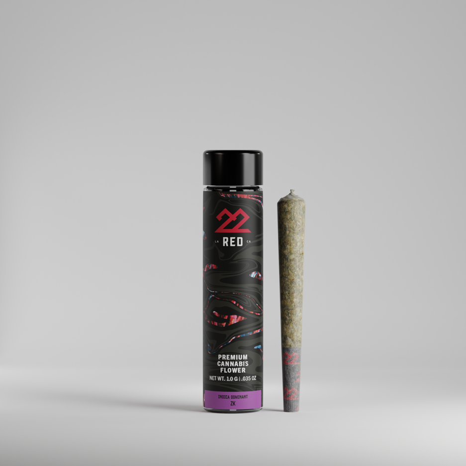 Photograph of product: Blue Monaco Pre-Roll | 1g