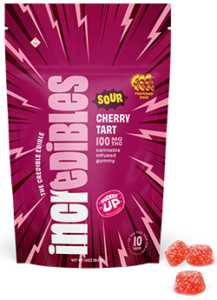 Photograph of product: SOUR CHERRY TART GUMMIES | 100MG
