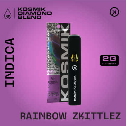 Photograph of product: Kosmik | Rainbow Z Liquid Diamond Blend Disposable | 2.0g