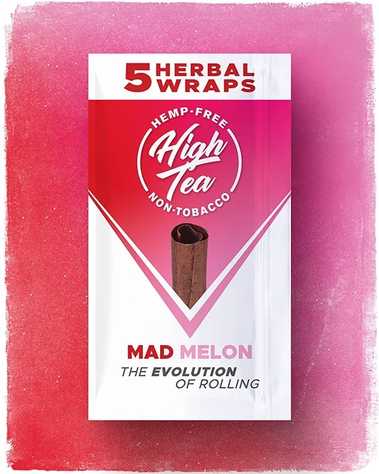 Photograph of product: High Tea All Natural Smoking Wraps - Mad Melon
