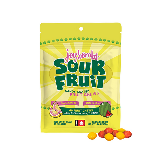 Photograph of product: Joy Bombs Sour Fruit | 100mg