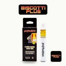 Photograph of product: BISCOTTI PLUS 1G LIVE RESIN ALL IN ONE